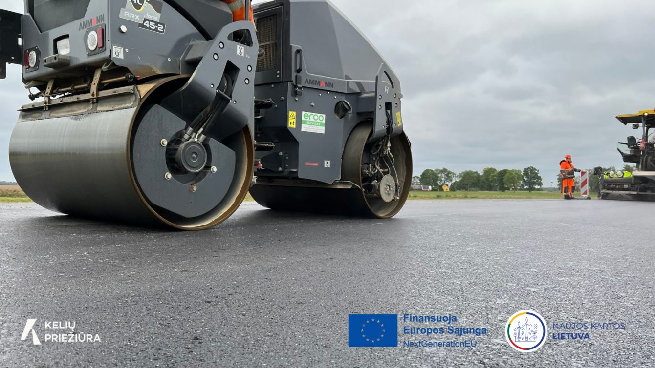 Lietuvoje pradedami klimatui neutralių kelio dangų bandymai